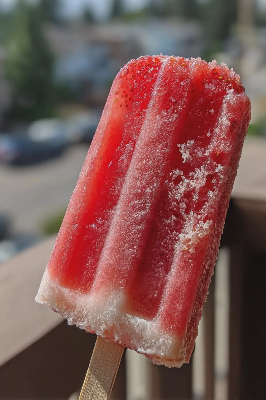 strawberry popsicle Recipe 4 strawberry popsicle