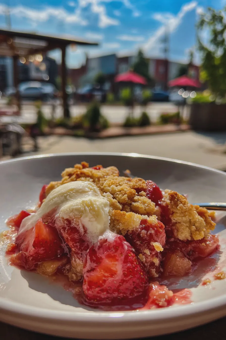 strawberry rhubarb cobbler Recipe