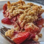strawberry rhubarb crisp