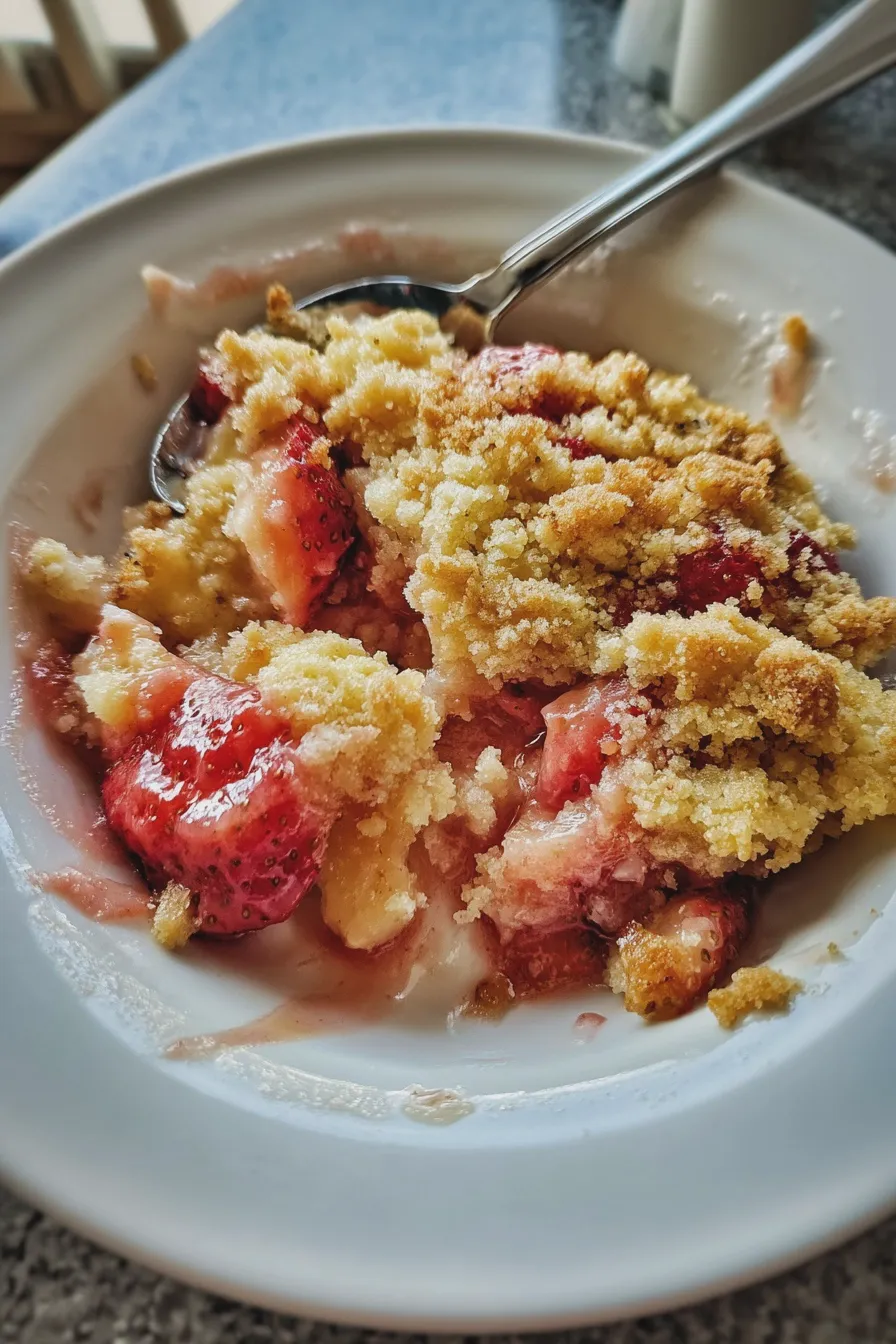 strawberry rhubarb crumble Recipe 4 strawberry rhubarb crumble