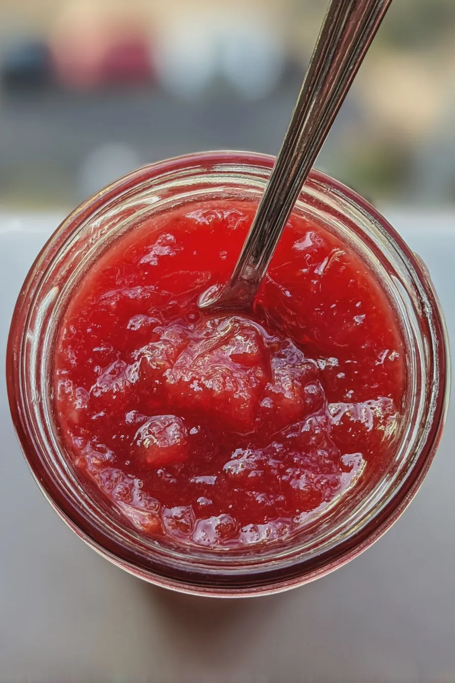 strawberry rhubarb jam