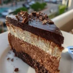 triple chocolate mousse cake