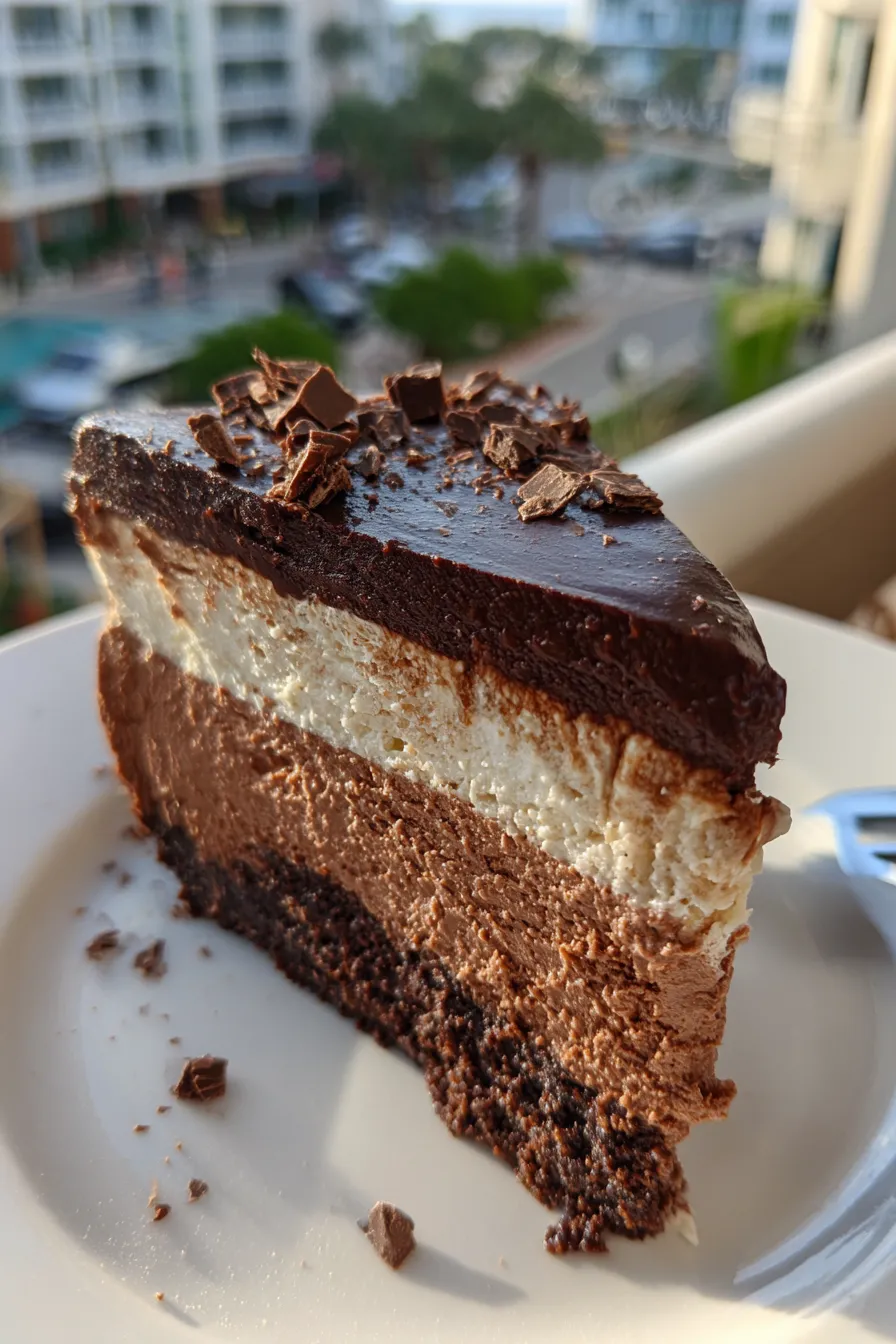 Triple Chocolate Mousse Cake Recipe Creamy and Delicious