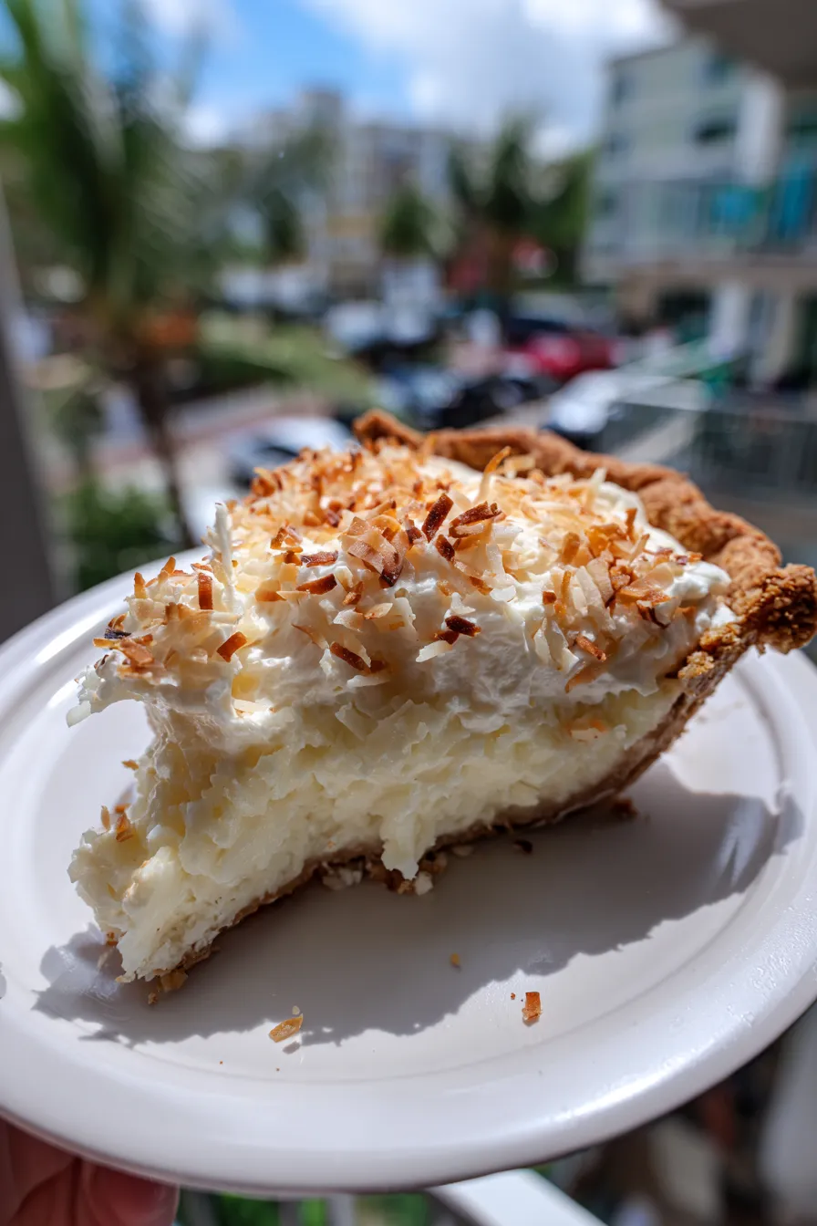 triple coconut cream pie