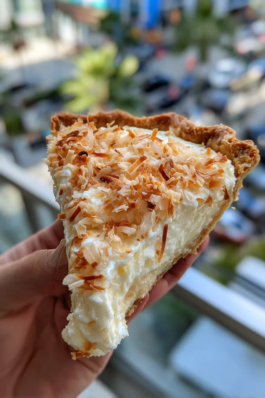 triple coconut cream pie