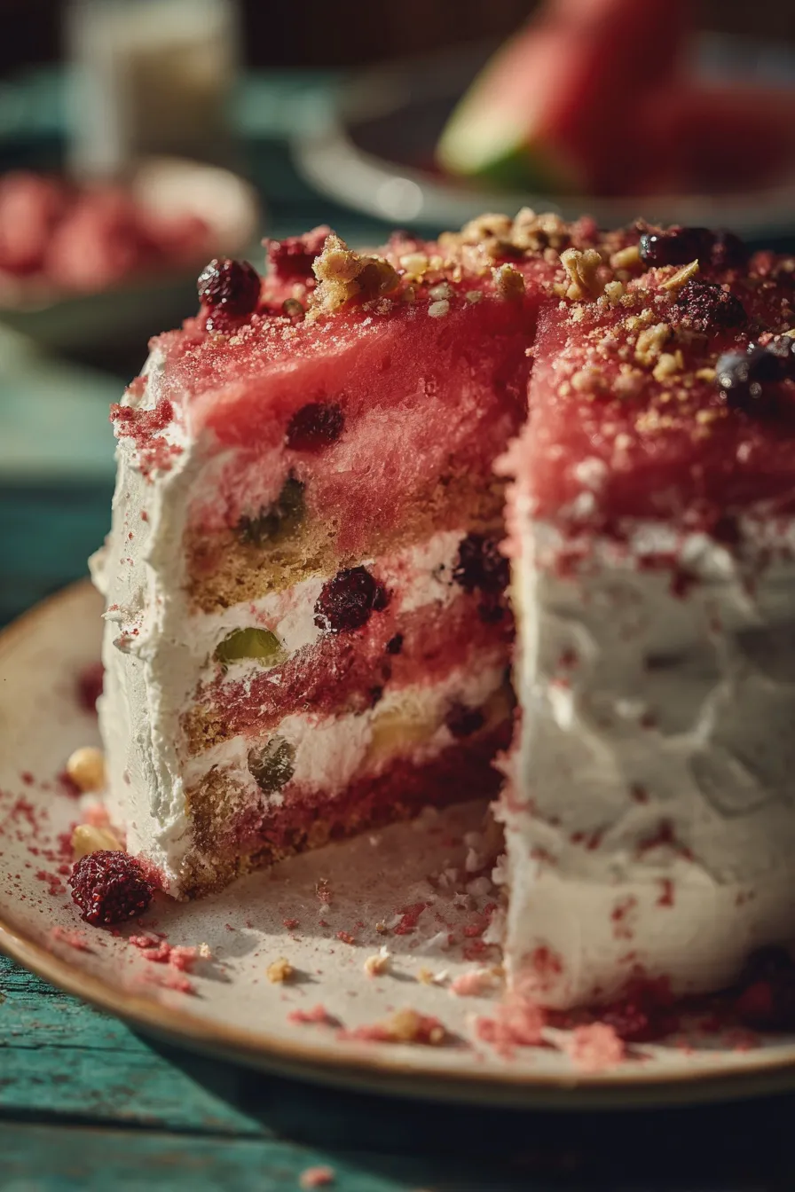 watermelon cake