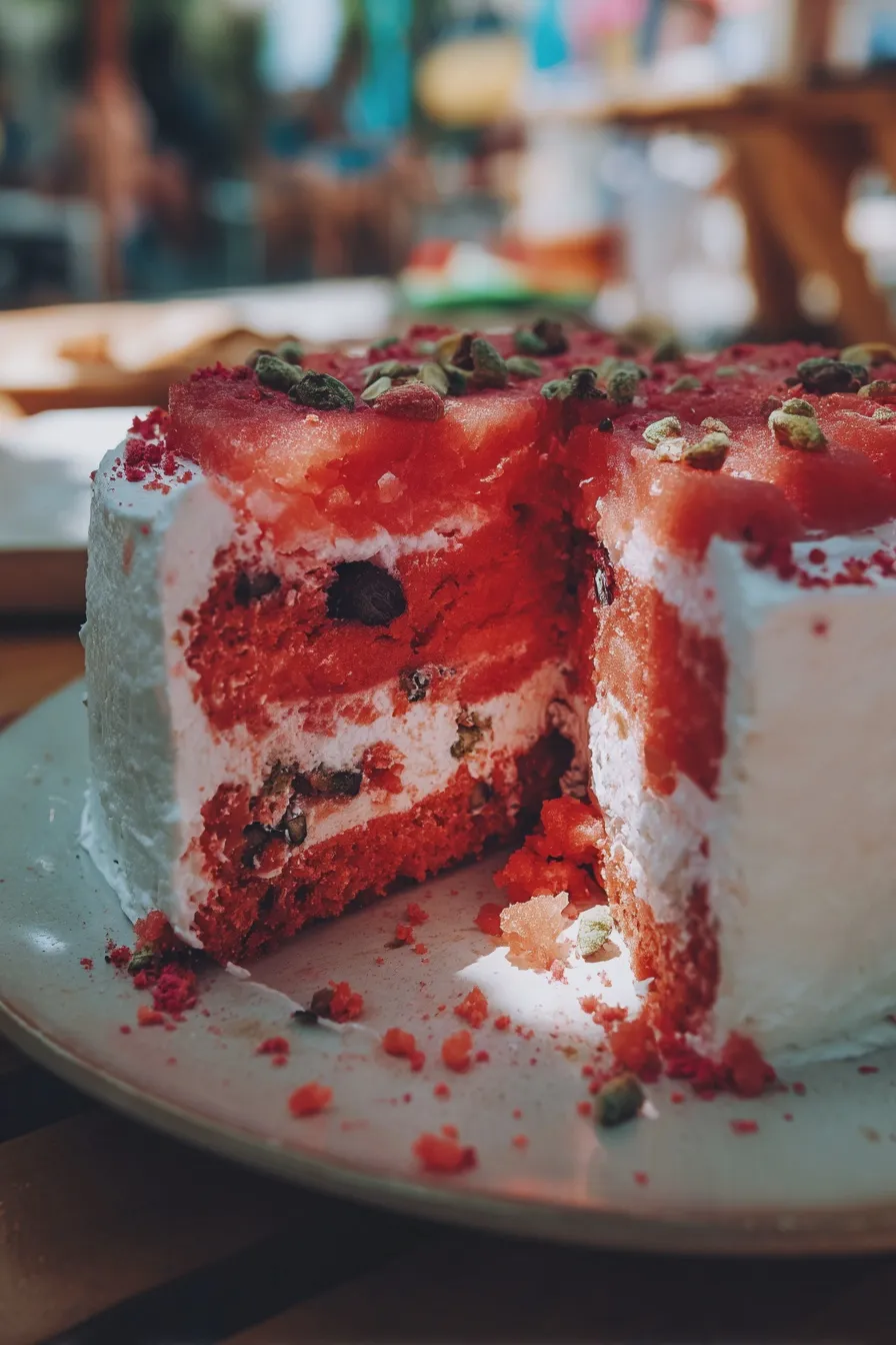 watermelon cake