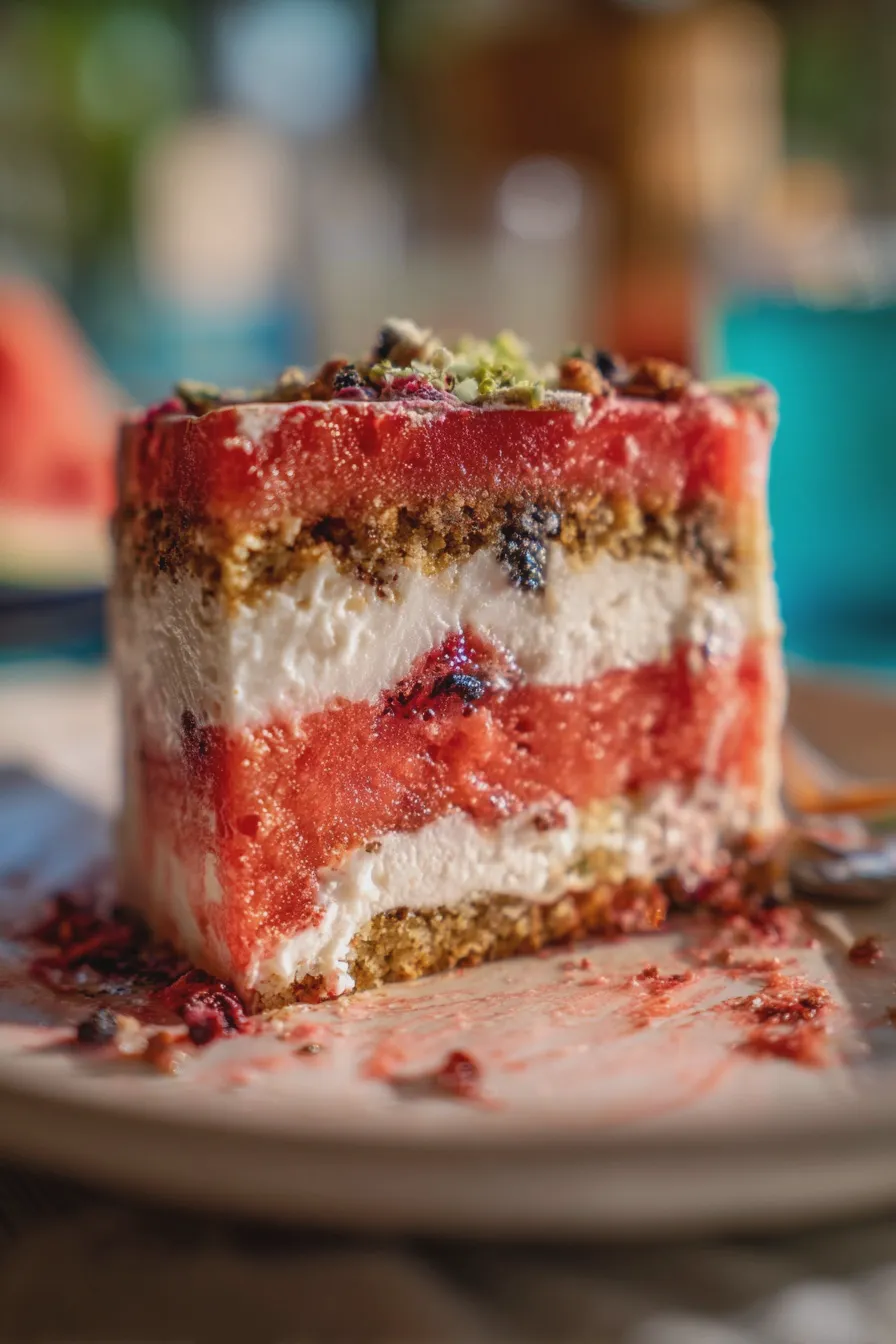 watermelon cake