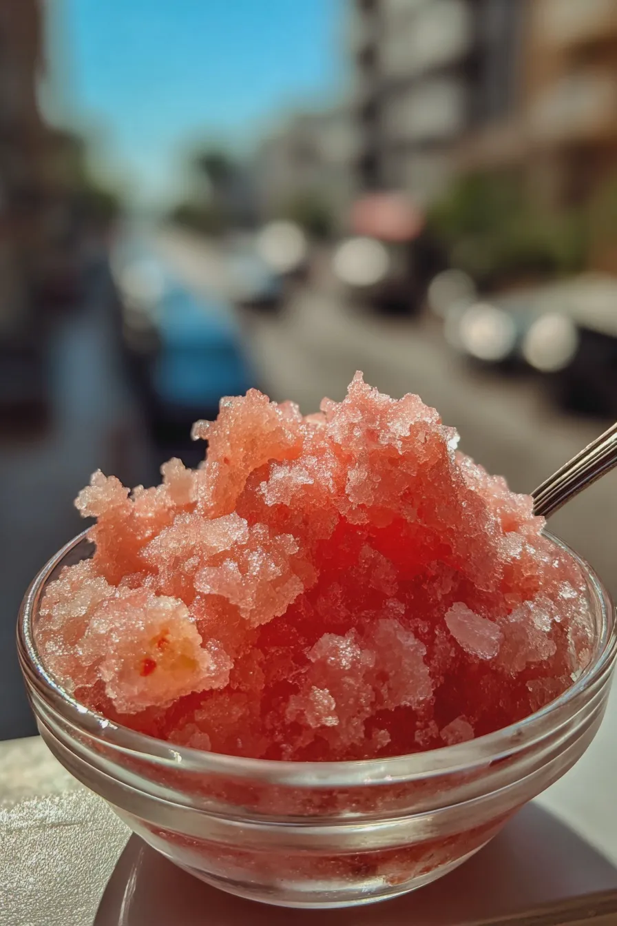 watermelon granita