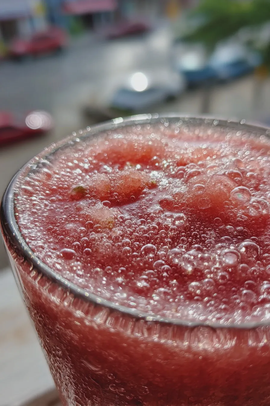 watermelon slushie