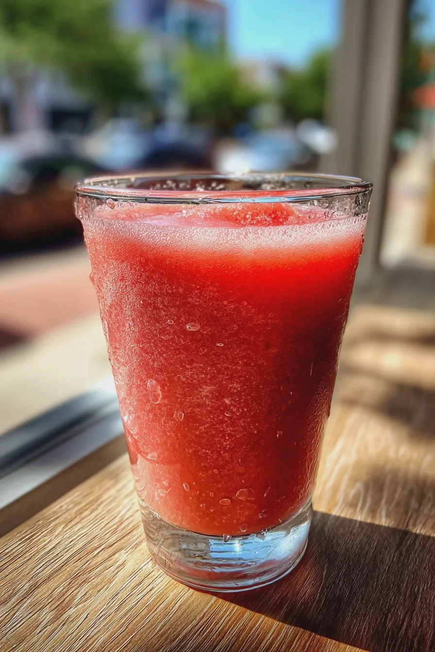 watermelon slushie