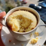 white chocolate mug cake