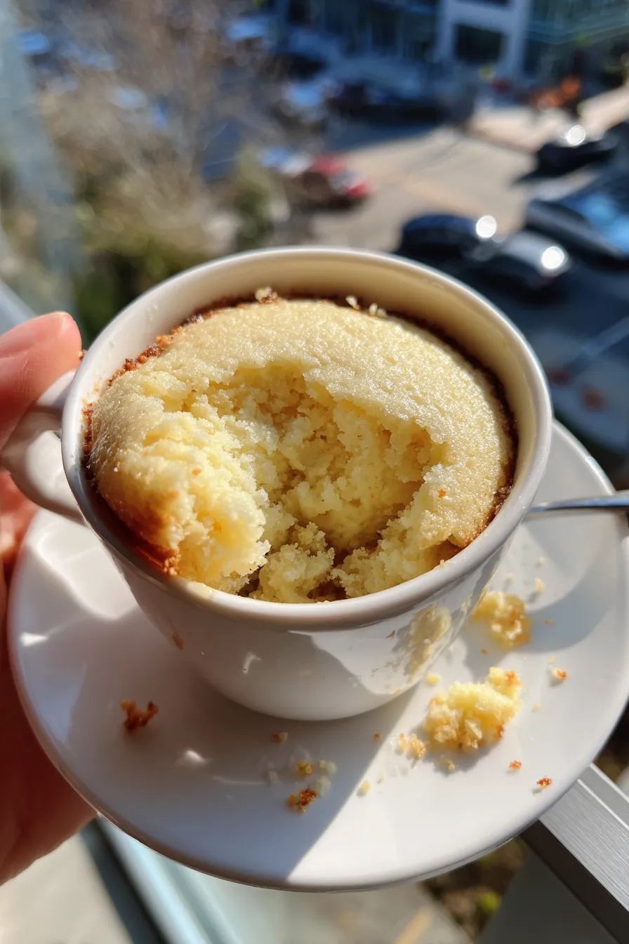 White Chocolate Mug Cake Recipe Quick and Easy Dessert