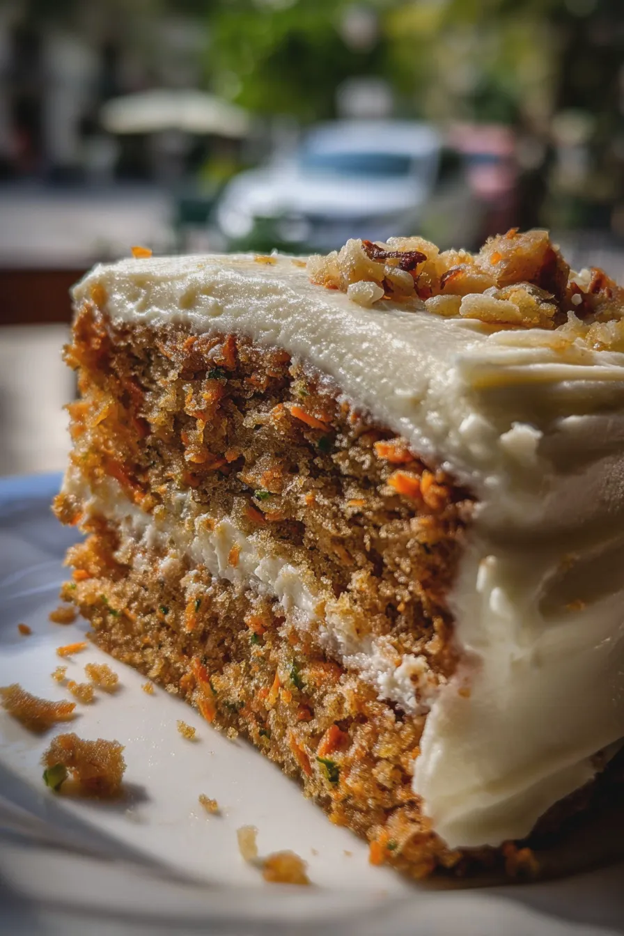 zucchini cake with cream cheese frosting