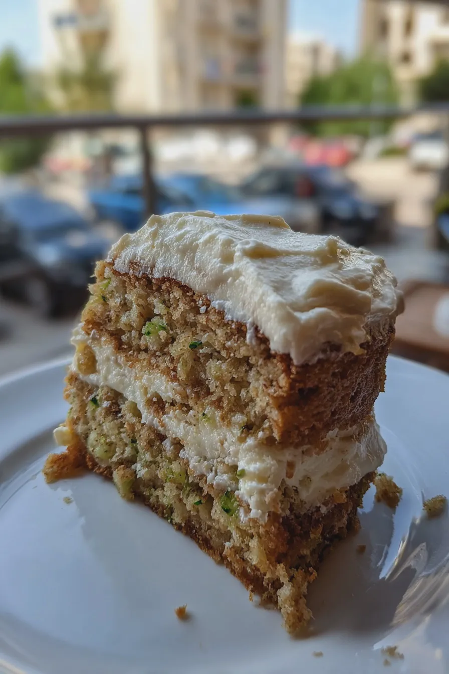 zucchini cake with cream cheese frosting