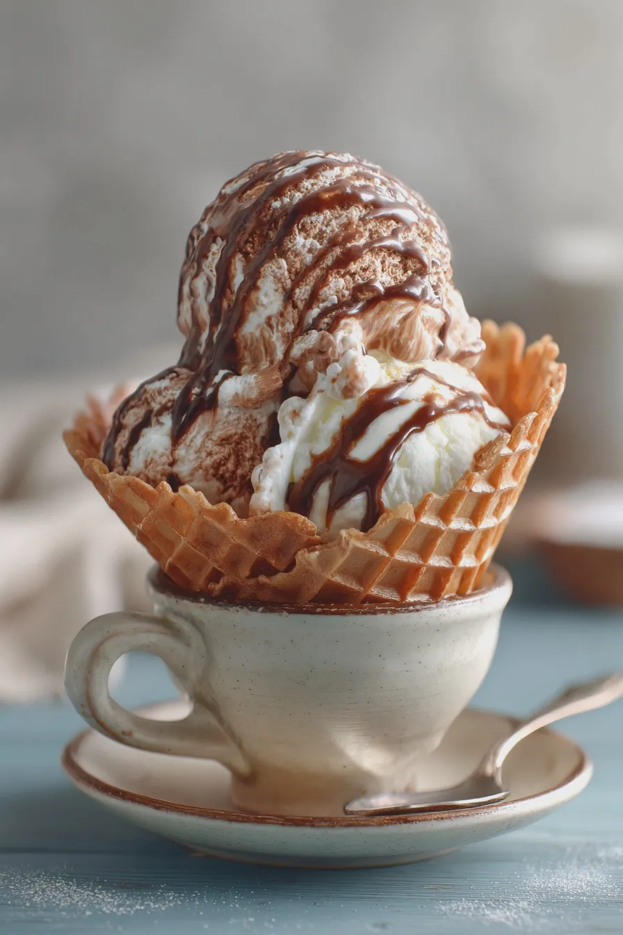 homemade ice cream