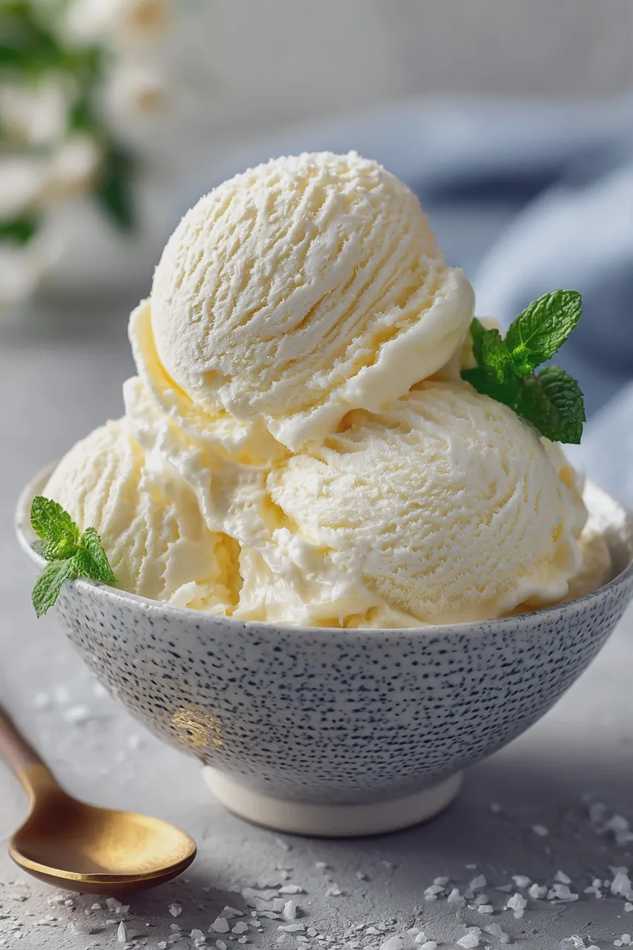 vanilla ice cream