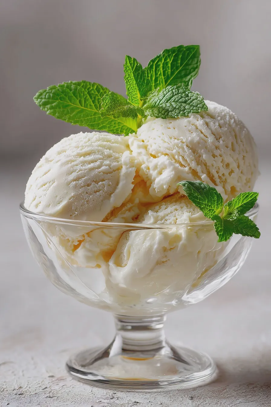 vanilla ice cream