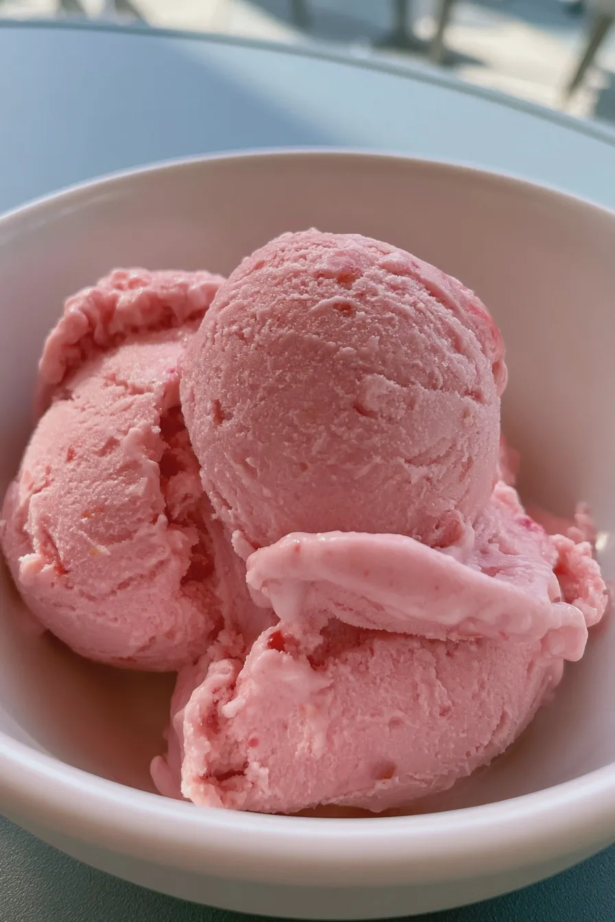 strawberry ice cream