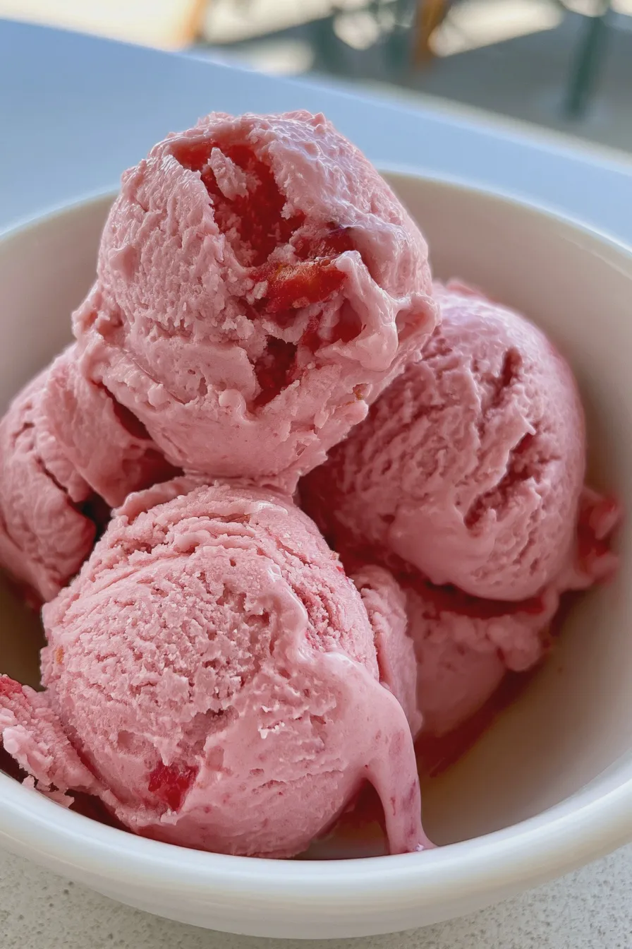 strawberry ice cream
