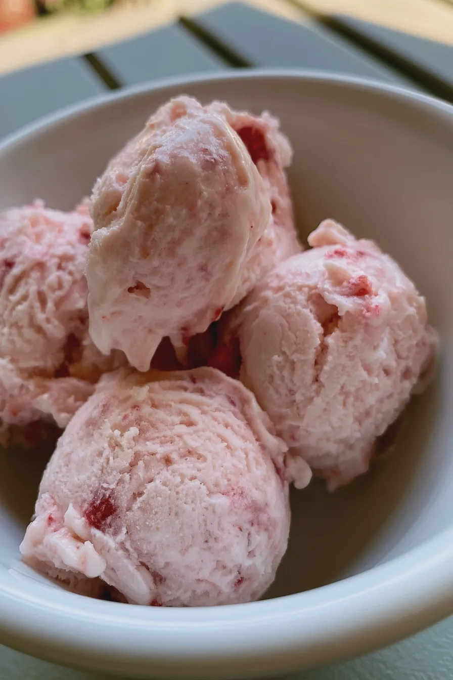 strawberry ice cream