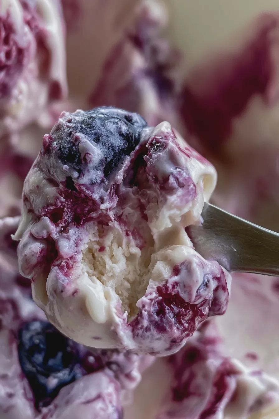 Blueberry Ice Cream Recipe Homemade Easy 1 blueberry ice cream