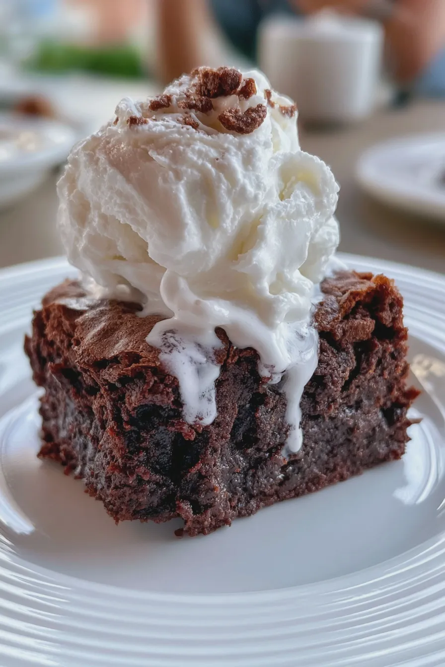 brownie with ice cream Recipe Easy Homemade 2 brownie with ice cream