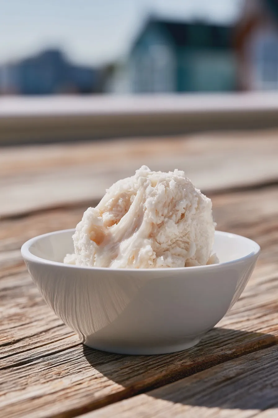 coconut ice cream