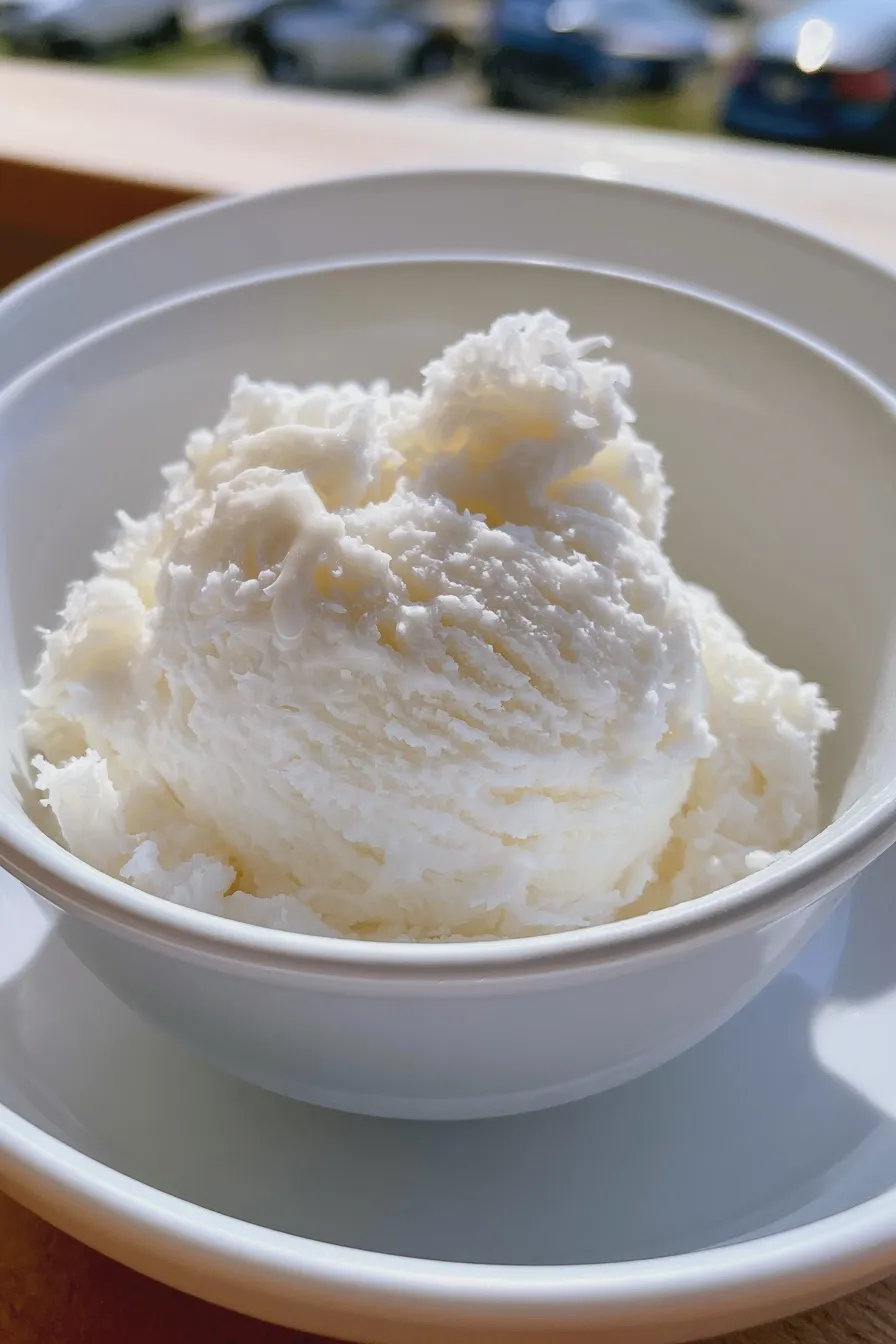 coconut ice cream recipe Homemade Easy 4 coconut ice cream recipe