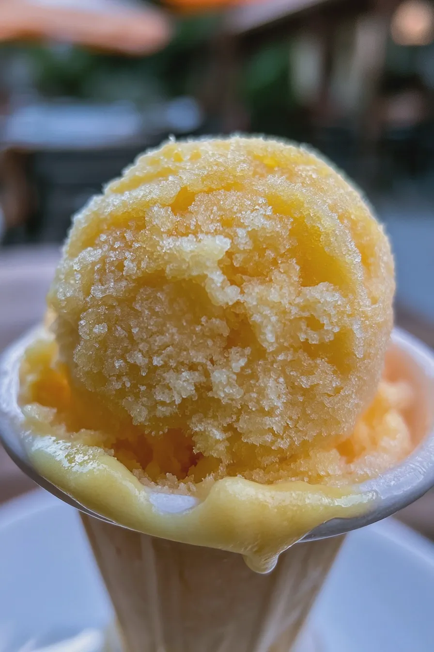 fruit ice cream