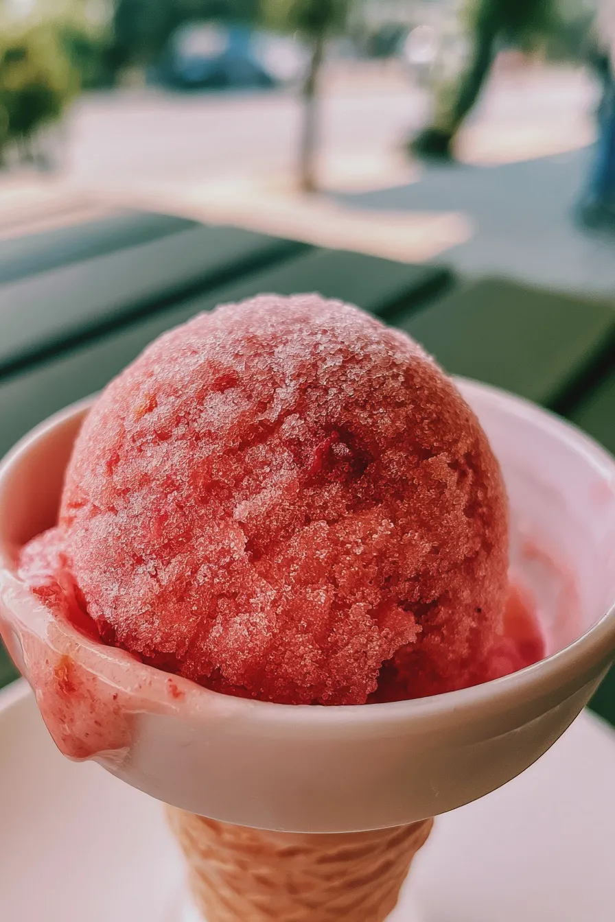 fruit ice cream