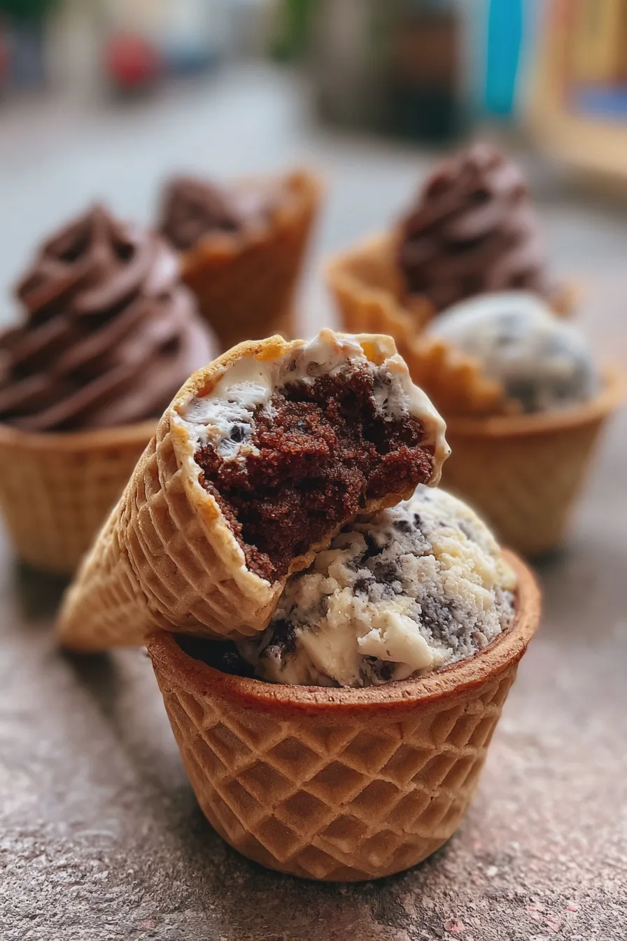 ice cream cone cupcakes