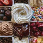 ice cream toppings bar