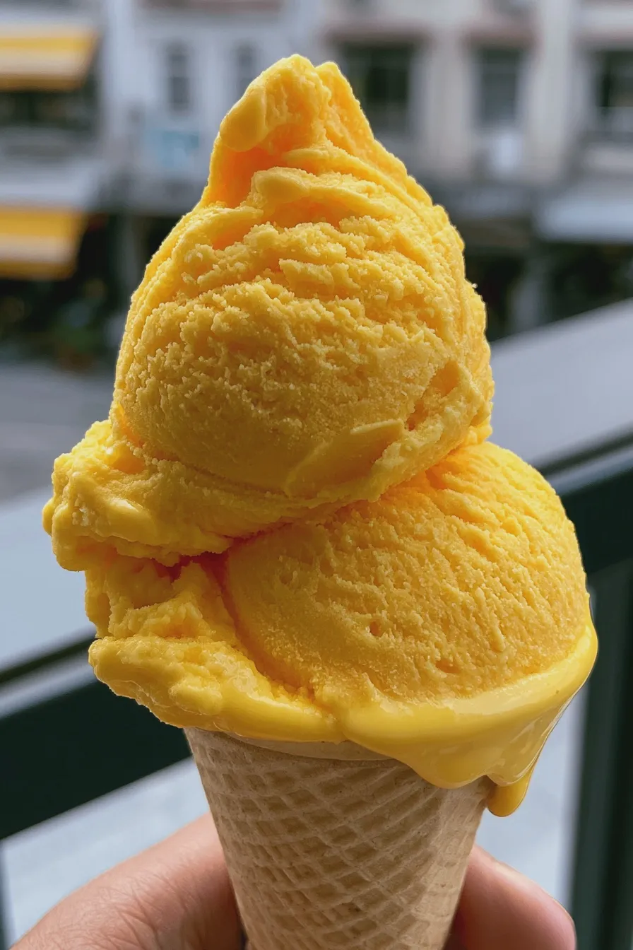 mango ice cream recipe