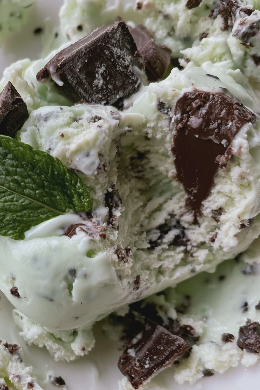 mint chocolate chip ice cream