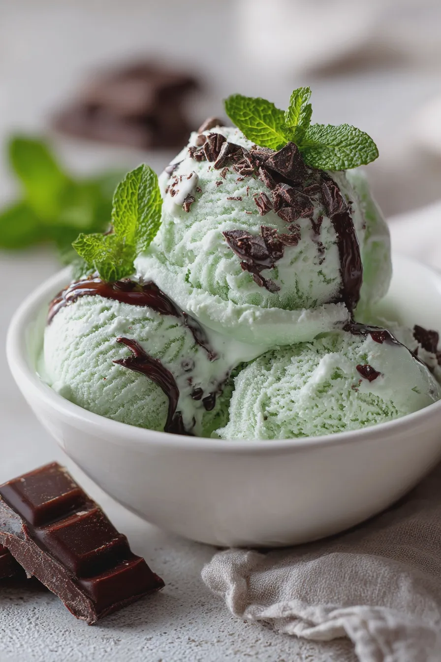 mint chocolate chip ice cream