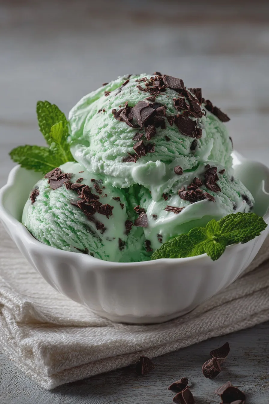 mint chocolate chip ice cream