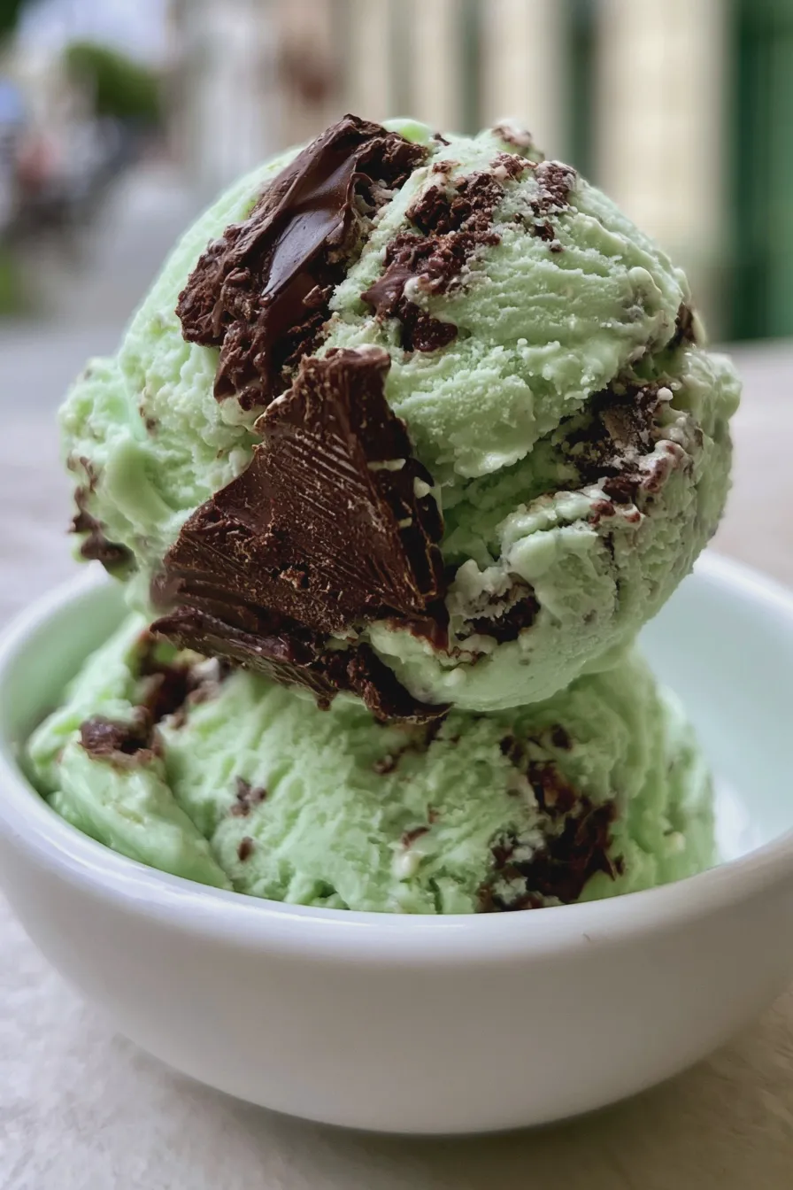 mint chocolate ice cream