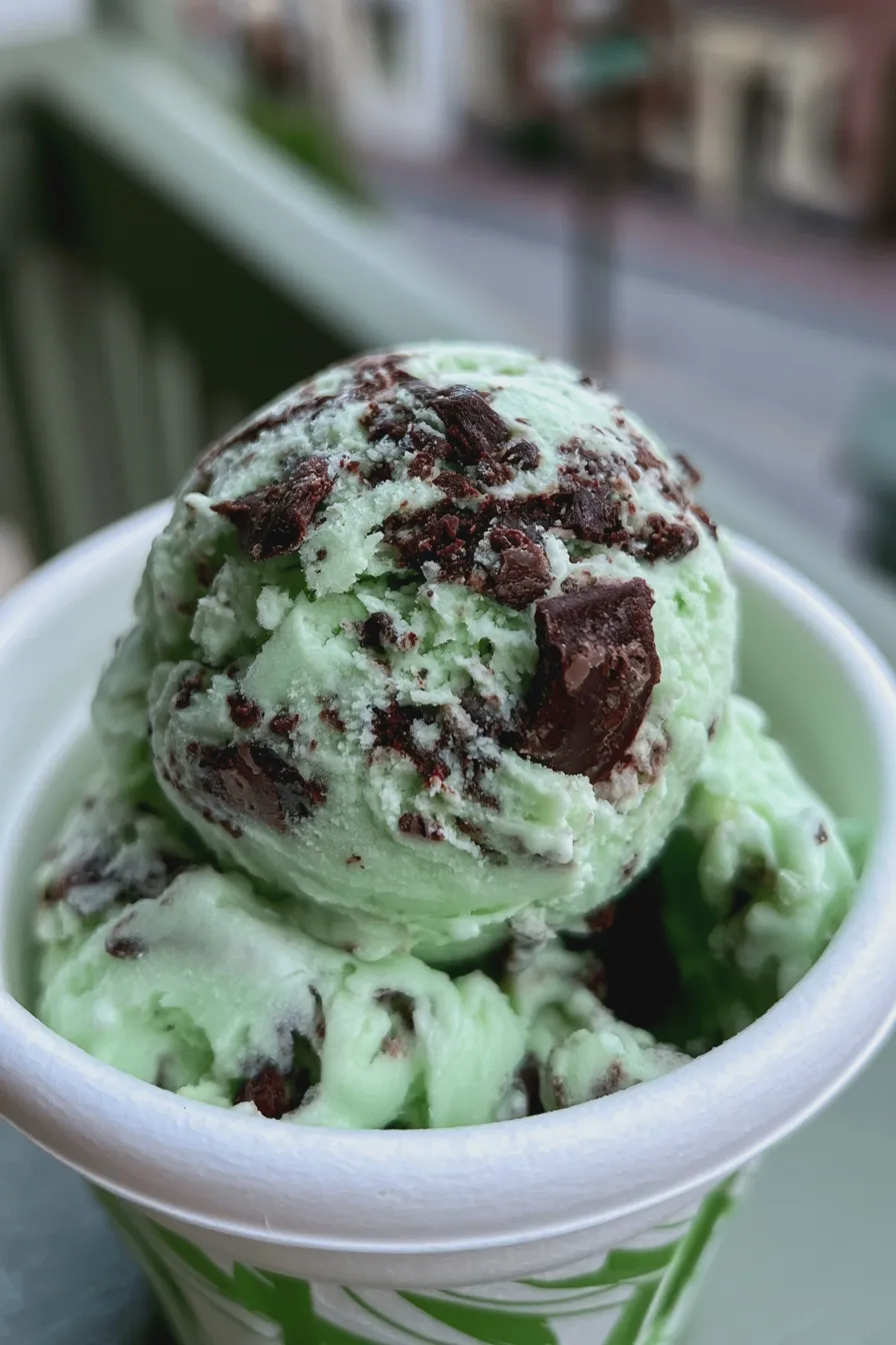 mint chocolate ice cream