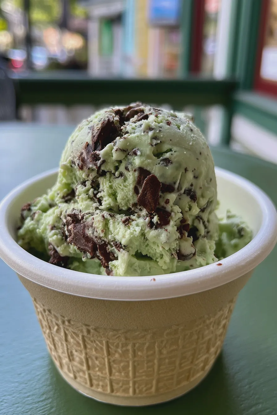 mint chocolate ice cream