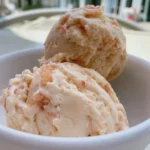 peach ice cream