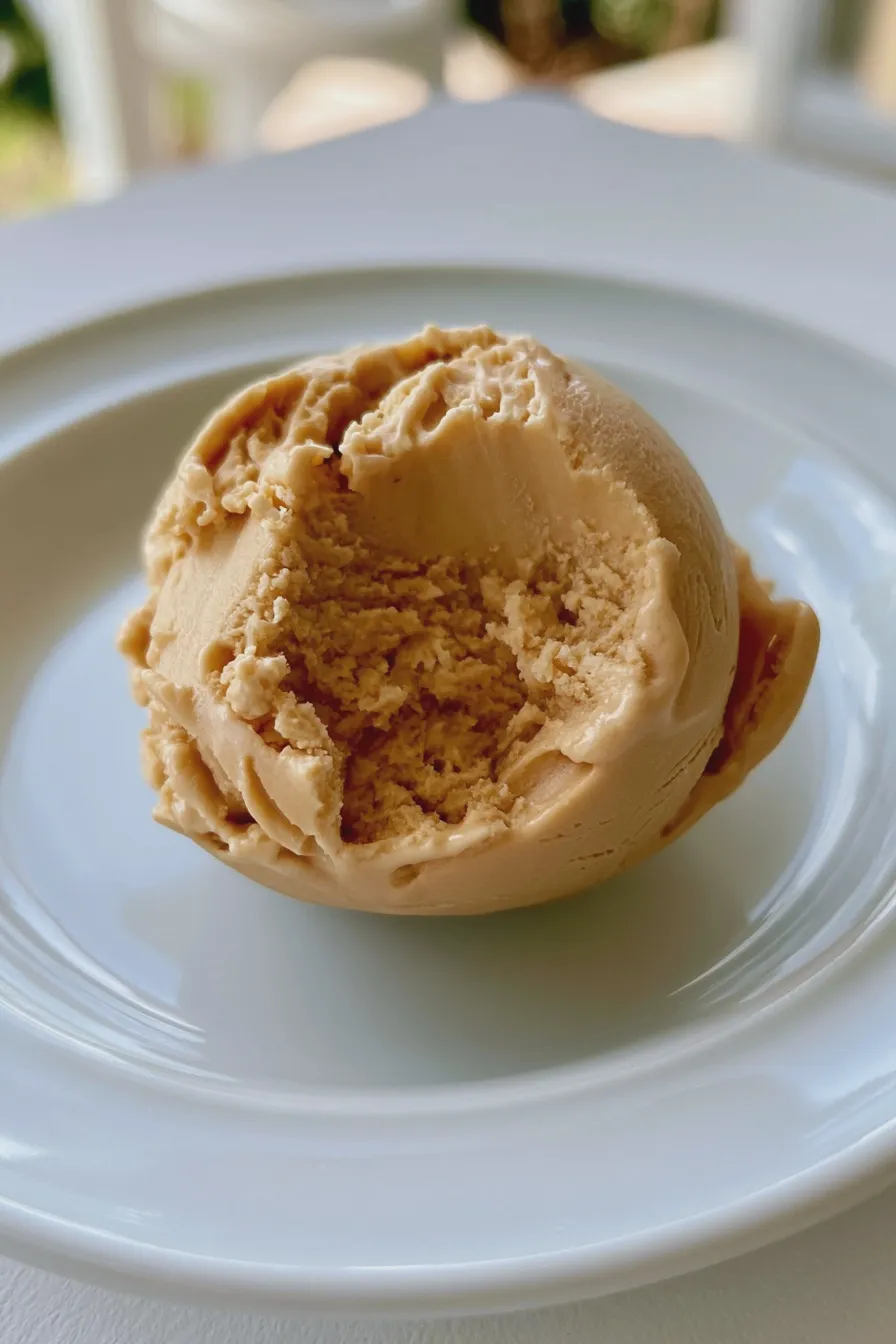 peanut butter ice cream Homemade Easy Recipe