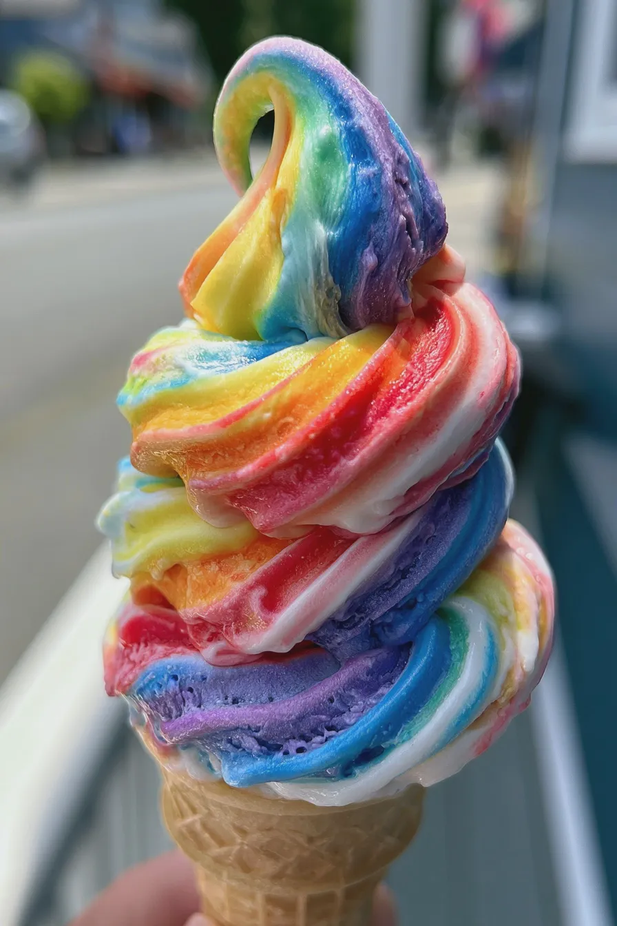 rainbow ice cream