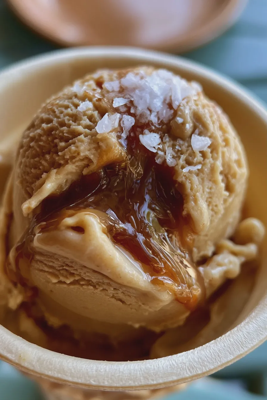 salted caramel ice cream Homemade Recipe 1 salted caramel ice cream