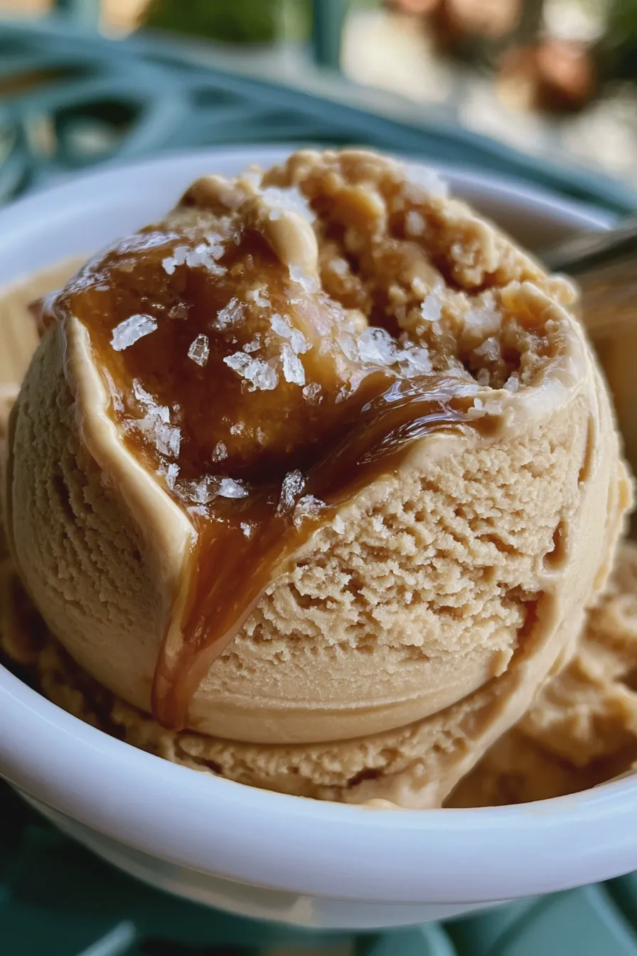 salted caramel ice cream Homemade Recipe 4 salted caramel ice cream