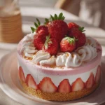 strawberry ice cream cake