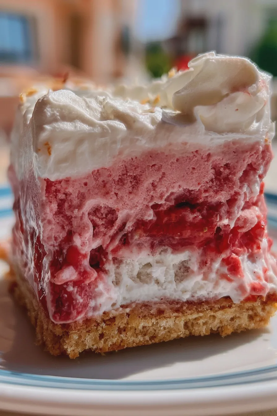strawberry ice cream cake Easy Homemade Recipe 2 strawberry ice cream cake