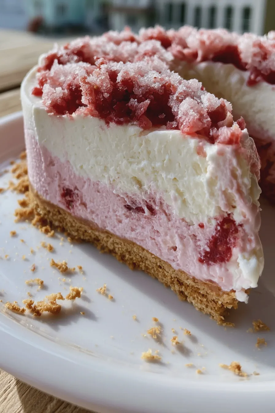strawberry ice cream cake