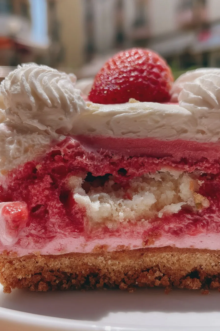 strawberry ice cream cake Easy Homemade Recipe 1 strawberry ice cream cake