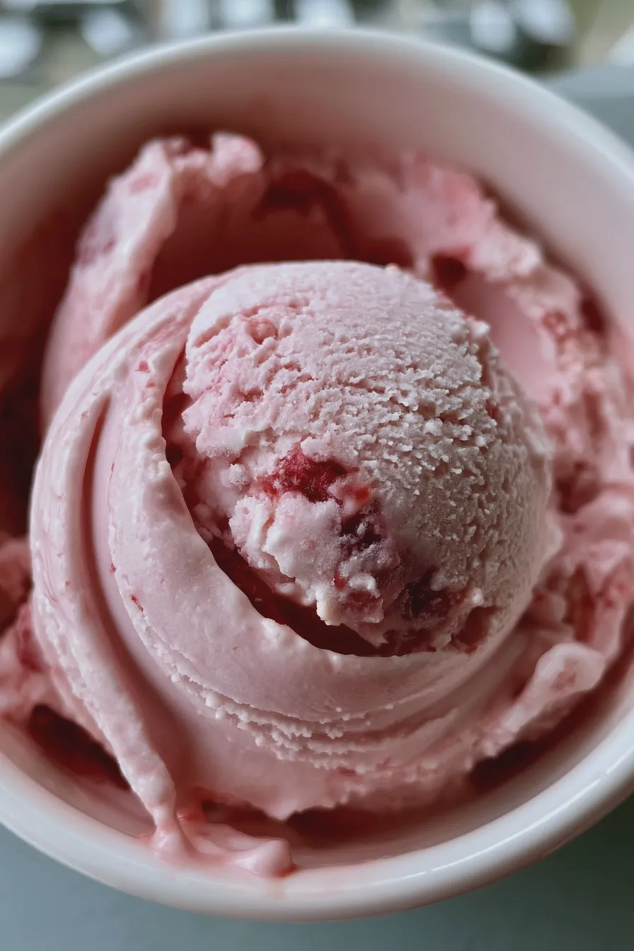 strawberry ice cream recipe